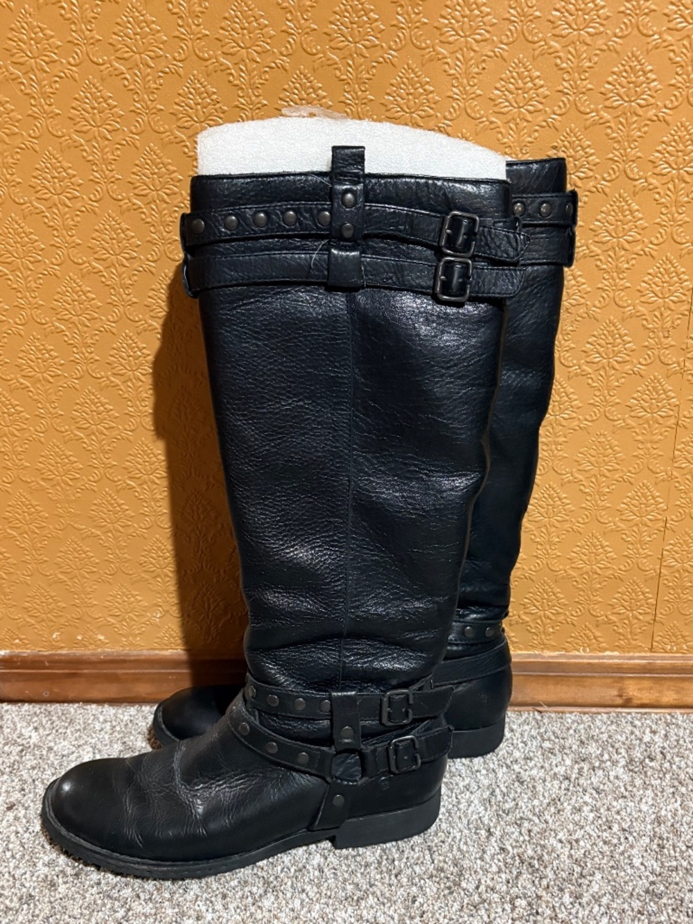 Born Black Knee High Boots Women's 8M